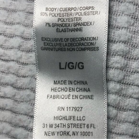 Reebok Men’s Hoodie Workout Jacket in Grey/Black Men’s L - Picture 5 of 5